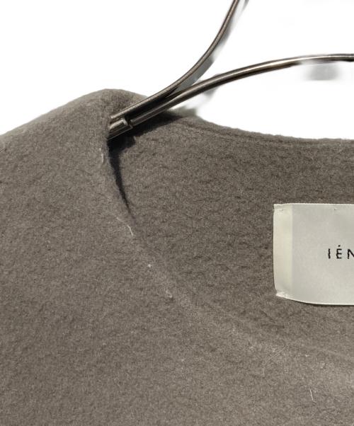 IENA（イエナ）IENA (イエナ) ノーカラーコート ブラウン サイズ:34の古着・服飾アイテム