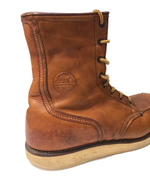RED WING（レッドウィング）RED WING (レッドウィング) ロング アイリッシュセッター ブーツ ベージュ サイズ:8の古着・服飾アイテム