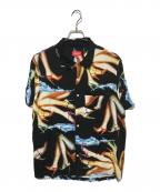 SUPREMEシュプリーム）の古着「Heels rayon shirt」｜ブラック
