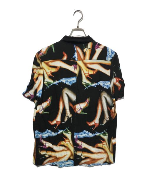 SUPREME（シュプリーム）Supreme (シュプリーム) Heels rayon shirt ブラック サイズ:Mの古着・服飾アイテム