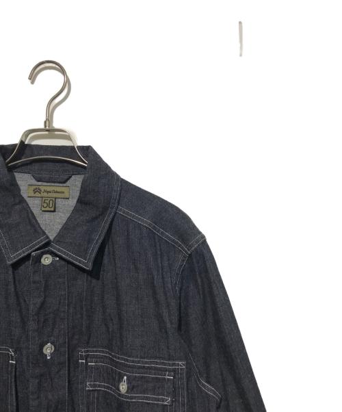 NIGEL CABOURN（ナイジェルケーボン）NIGEL CABOURN (ナイジェルケーボン) ユーティリティシャツジャケット インディゴ サイズ:50の古着・服飾アイテム