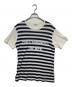 Yohji Yamamoto pour homme（ヨウジヤマモト プールオム）の古着「ボーダーTシャツ」｜ネイビー×ホワイト