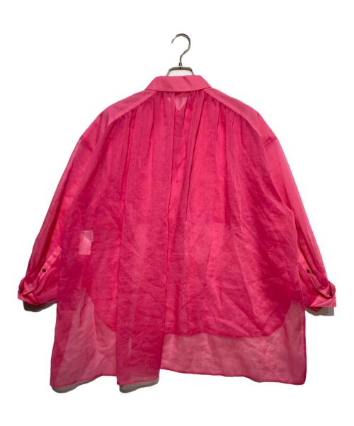 ADORE（アドーア）ADORE (アドーア) ソフトオーガンジーブラウス ピンク サイズ:38の古着・服飾アイテム