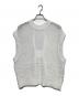 ADORE（アドーア）の古着「ミックスパターンニットベスト」｜ホワイト