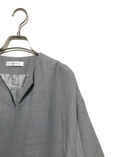 ADORE（アドーア）ADORE (アドーア) ベーシックアムンゼンワンピース グレー サイズ:38の古着・服飾アイテム