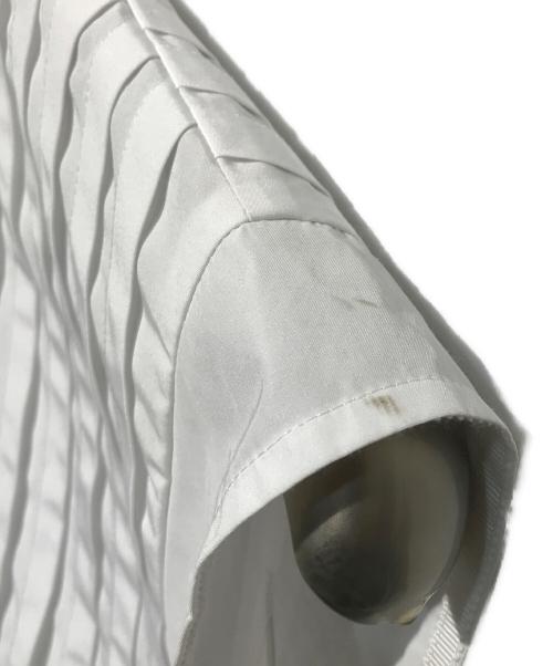 ADORE（アドーア）ADORE (アドーア) クリアコンパクトブラウス ホワイト サイズ:38の古着・服飾アイテム