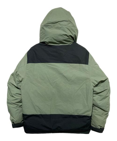 FIRST DOWN（ファーストダウン）FIRST DOWN (ファーストダウン) ダウンジャケット グリーン×ブラック サイズ:Sの古着・服飾アイテム