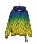 OFFWHITEオフホワイト）の古着「グラデーションパーカー」｜ブルー×イエロー