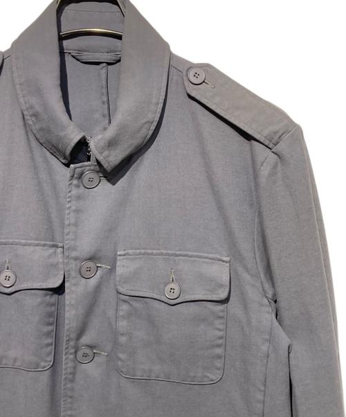 agnes b homme（アニエスベーオム）agnes b homme (アニエスベーオム) ミリタリージャケット グレー サイズ:48の古着・服飾アイテム