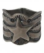 SUNSHINE REEVESサンシャインリーブス）の古着「スタースタンプリング」｜シルバー