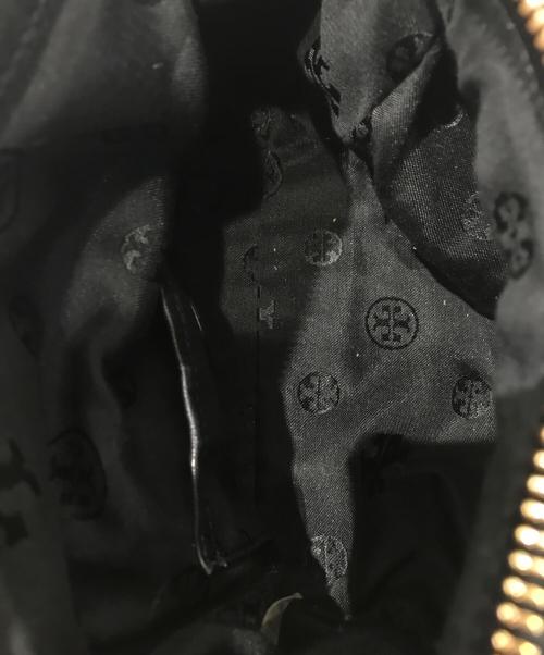 TORY BURCH（トリーバーチ）TORY BURCH (トリーバーチ) レザーショルダーバッグ ブラックの古着・服飾アイテム