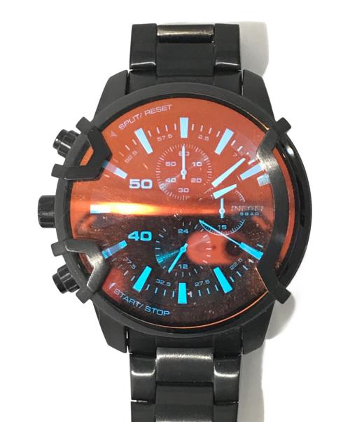 DIESEL（ディーゼル）DIESEL (ディーゼル) GRIFFED リストウォッチ ブラックの古着・服飾アイテム