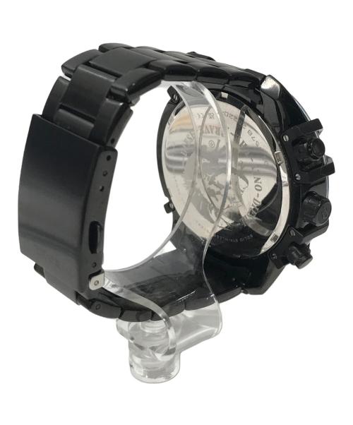 DIESEL（ディーゼル）DIESEL (ディーゼル) GRIFFED リストウォッチ ブラックの古着・服飾アイテム