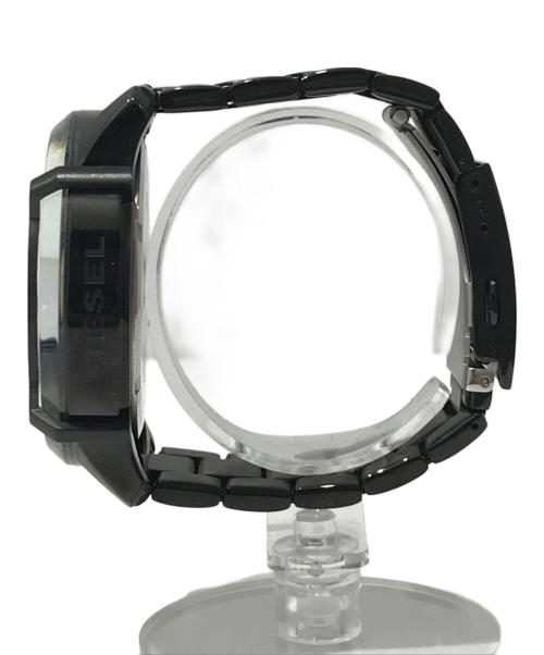 DIESEL（ディーゼル）DIESEL (ディーゼル) GRIFFED リストウォッチ ブラックの古着・服飾アイテム