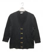 Salvatore Ferragamoサルヴァトーレ フェラガモ）の古着「ガンチーニ カーディガン」｜ブラック