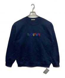 BROCHURE（ブローシュアー）の古着「刺繍スウェット」｜ネイビー