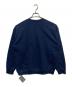 BROCHURE (ブローシュアー) 刺繍スウェット ネイビー サイズ:L 未使用品：7000円