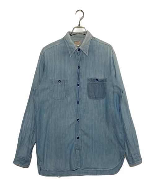 BUZZ RICKSON'S（バズリクソンズ）Buzz Rickson's (バズリクソンズ) シャンブレーシャツ インディゴ サイズ:16-161/2の古着・服飾アイテム