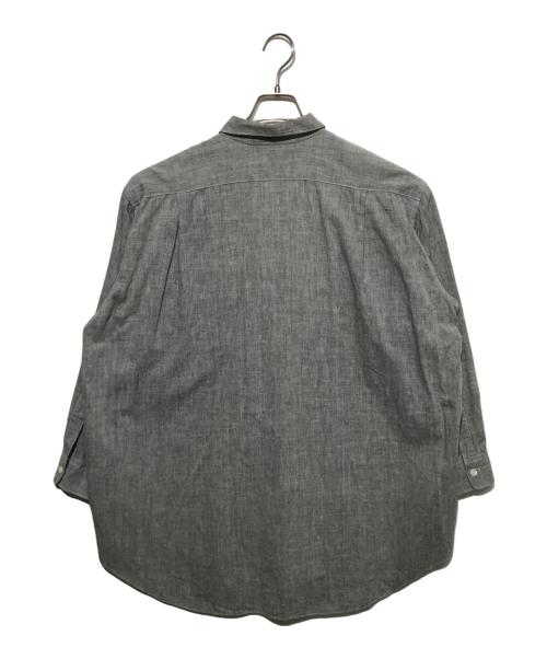 ROBE DE CHAMBRE COMME DES GARCONS（ローブドシャンブル コムデギャルソン）ROBE DE CHAMBRE COMME DES GARCONS (ローブドシャンブル コムデギャルソン) ラウンドカラーシャツ グレー サイズ:Freeの古着・服飾アイテム
