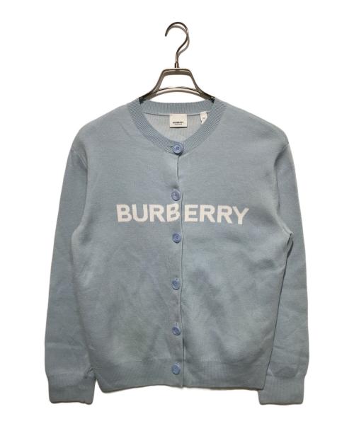 BURBERRY（バーバリー）BURBERRY (バーバリー) ニットカーディガン スカイブルー サイズ:XSの古着・服飾アイテム