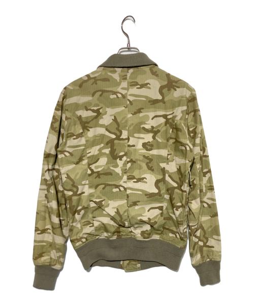 AKM（エーケーエム）AKM (エーケーエム) カモバルスタージャケット グリーン×ホワイト サイズ:Ｌの古着・服飾アイテム