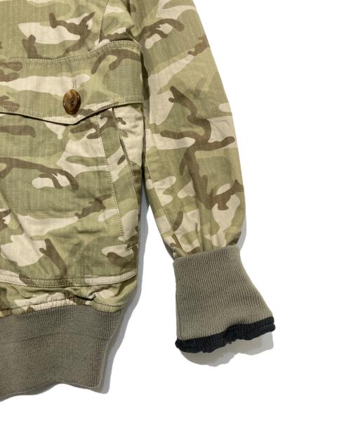 AKM（エーケーエム）AKM (エーケーエム) カモバルスタージャケット グリーン×ホワイト サイズ:Ｌの古着・服飾アイテム