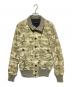 AKM（エーケーエム）の古着「カモバルスタージャケット」｜グリーン×ホワイト