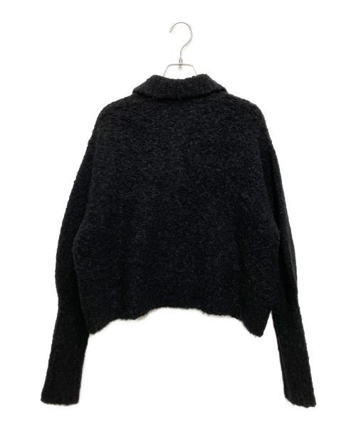 RIM.ARK（リムアーク）RIM.ARK (リムアーク) Boucle short knit ブラック サイズ:38の古着・服飾アイテム