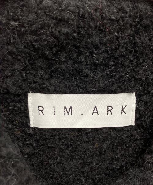RIM.ARK（リムアーク）RIM.ARK (リムアーク) Boucle short knit ブラック サイズ:38の古着・服飾アイテム