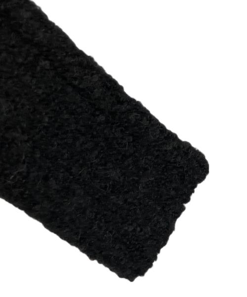 RIM.ARK（リムアーク）RIM.ARK (リムアーク) Boucle short knit ブラック サイズ:38の古着・服飾アイテム