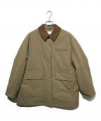 CLANEクラネ）の古着「OVER QUILTING HUNTING JACKET」｜ベージュ