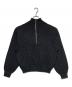 RIM.ARK（リムアーク）の古着「Zip up over knit」｜グレー