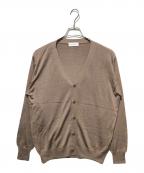 rencontrantレンコントラント）の古着「シルクカーディガン」｜ベージュ