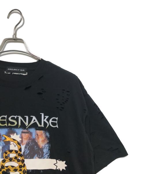 PROJECT G/R（プロジェクト ジーアール）PROJECT G/R (プロジェクト ジーアール) Tシャツ ブラック サイズ:１の古着・服飾アイテム