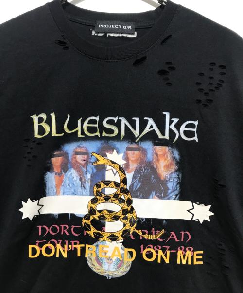 PROJECT G/R（プロジェクト ジーアール）PROJECT G/R (プロジェクト ジーアール) Tシャツ ブラック サイズ:１の古着・服飾アイテム