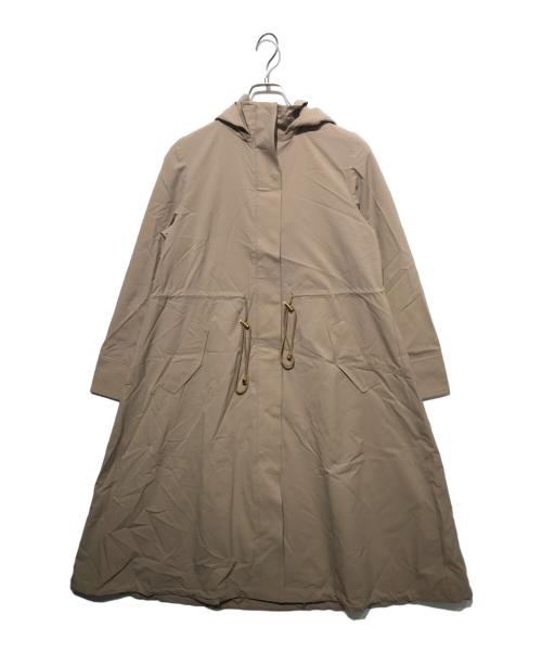 JUSGLITTY（ジャスグリッティー）JUSGLITTY (ジャスグリッティー) 撥水ロングフードブルゾン ベージュ サイズ:1の古着・服飾アイテム