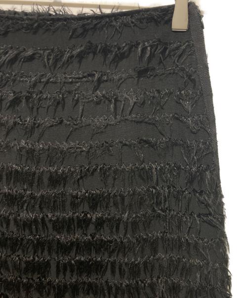 Gypsohila（ジプソフィア）Gypsohila (ジプソフィア) Feather Skirt ブラック サイズ:38の古着・服飾アイテム