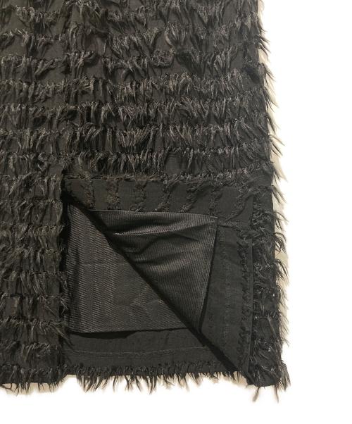 Gypsohila（ジプソフィア）Gypsohila (ジプソフィア) Feather Skirt ブラック サイズ:38の古着・服飾アイテム