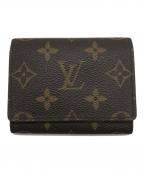 LOUIS VUITTONルイ ヴィトン）の古着「アンヴェロップ・カルトドゥヴィジットカードケース」｜ブラウン