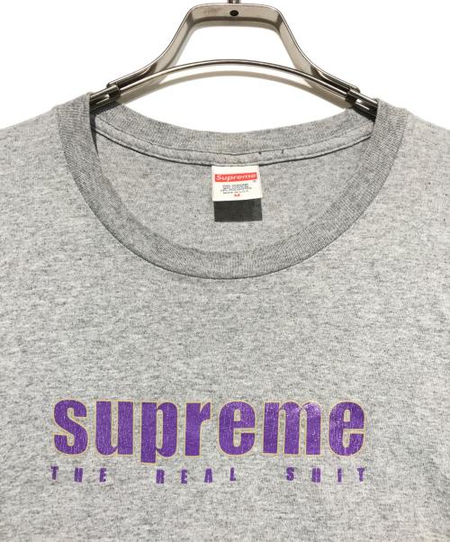 SUPREME（シュプリーム）SUPREME (シュプリーム) The Real Shit L/S Tee グレー サイズ:Ｍの古着・服飾アイテム