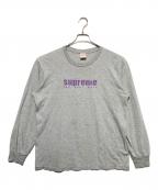 SUPREMEシュプリーム）の古着「The Real Shit L/S Tee」｜グレー