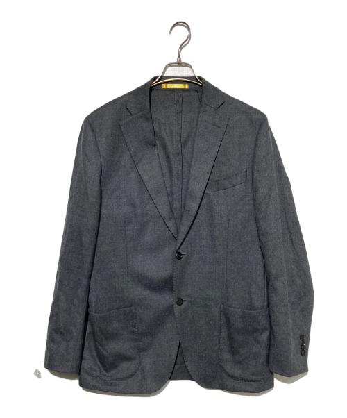 BARNEYS NEWYORK（バーニーズ・ニューヨーク）BARNEYS NEWYORK (バーニーズ・ニューヨーク) 段返り2Bジャケット グレー サイズ:50の古着・服飾アイテム