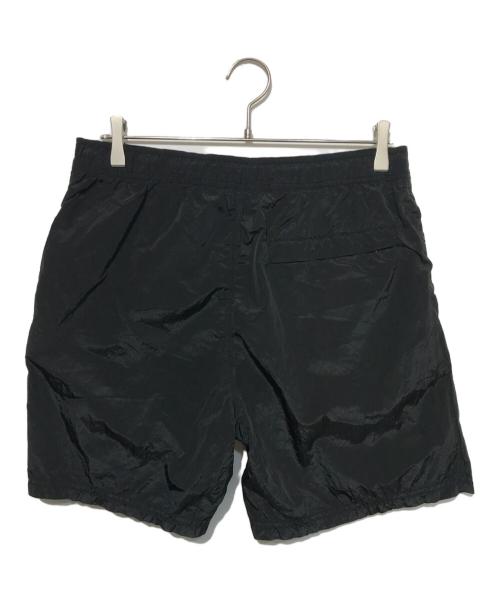 STONE ISLAND（ストーンアイランド）STONE ISLAND (ストーンアイランド) Garment Dyed Nylon Metal Patch Logo Swim Short ブラック サイズ:Mの古着・服飾アイテム