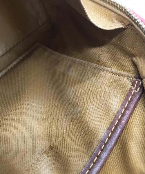 COACH（コーチ）COACH (コーチ) コスメポーチ レッド×ホワイトの古着・服飾アイテム