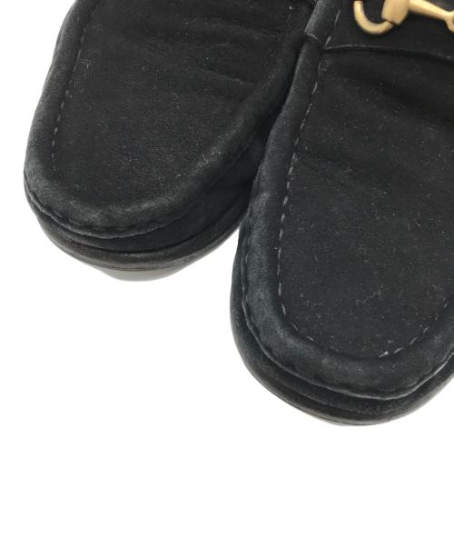 GUCCI（グッチ）GUCCI (グッチ) スウェードビットローファー ブラック サイズ:36 1/2の古着・服飾アイテム