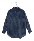 6(ROKU) BEAUTY&YOUTHロク ビューティーアンドユース）の古着「SUKE SHIRT」｜ネイビー