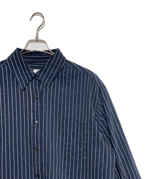 6(ROKU) BEAUTY&YOUTH（ロク ビューティーアンドユース）6(ROKU) BEAUTY&YOUTH (ロク ビューティーアンドユース) SUKE SHIRT ネイビー サイズ:Freeの古着・服飾アイテム