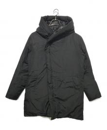 AKM（エーケーエム）の古着「ダウンラップコート」｜ブラック