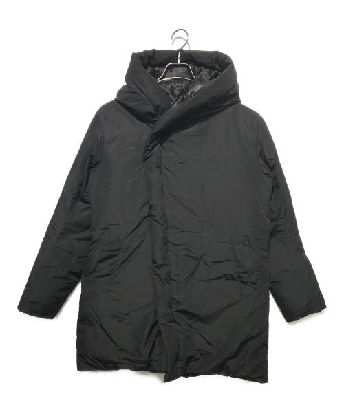 AKM（エーケーエム）AKM (エーケーエム) ダウンラップコート ブラック サイズ:Mの古着・服飾アイテム