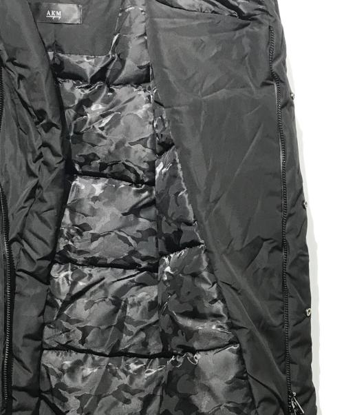AKM（エーケーエム）AKM (エーケーエム) ダウンラップコート ブラック サイズ:Mの古着・服飾アイテム